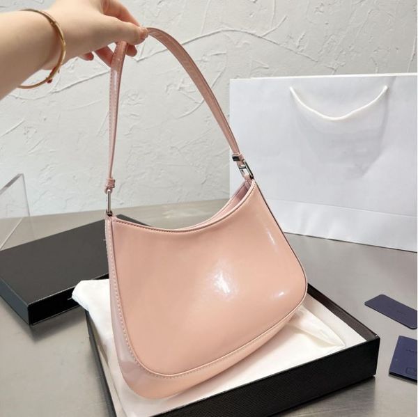 

new luxury fashion designer underarm bag women one shoulder patent leather hobo handbag