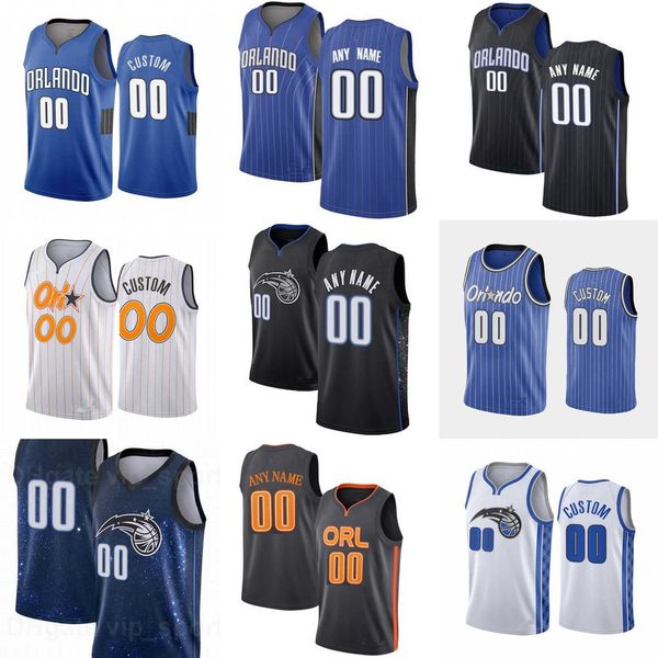 

basketball jerseys 75th custom men youth orlando''magic''7 michael carter-williams 13 r.j. hampton 14 gary harris jonath, Black;red