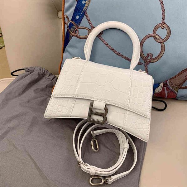 

bag 2022 designer bag crocodile hourglass bag bal leather handbag versatile messenger handbag one shoulder makeup lady's handbags cowhi