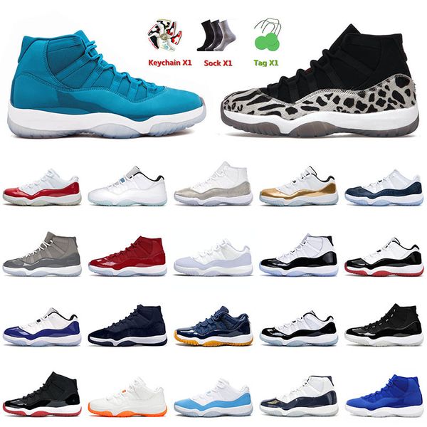 

shoes 2022 jumpman 11 11s xi mens basketball shoes animal instinct blue bred 25th anniversary cap and gown cherry pure violet low sneakers