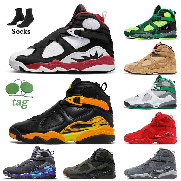 

authentic og jumpman 8 basketball shoes 8s paprika taxi rui hachimura samurai black cement chrome cool grey take flight doernbecher three pe