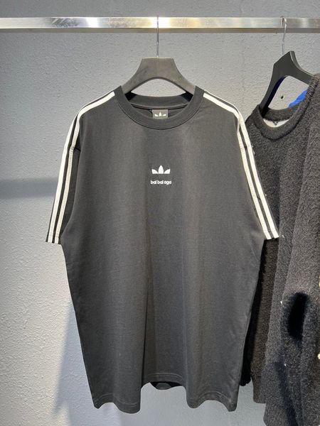 

men's plus tees & polos round neck embroidered and printed polar style summer wear with street pure cotton 3r, Black;brown