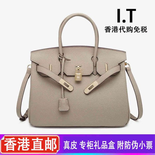 

bags womens herme designer shoulder classic hermee cowhide pattern large capacity platinum ladys leather kellies high sence fashion tote