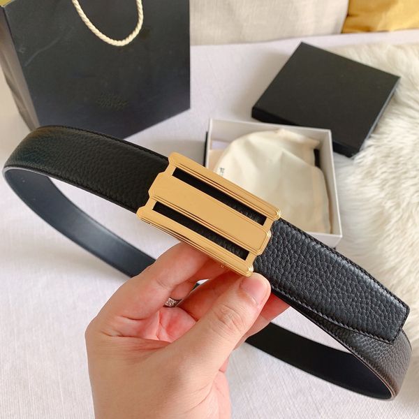 

luxury brand mb belt mens belts official replica made of genuine calfskin with advanced buckle waistband for man mb008, Black;brown