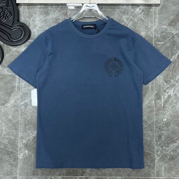 

summer luxury mens t shirts ch brand fashion men tees horseshoe cross designer tshirts loose women shirt classic man hip hop sweater sanskr, White;black