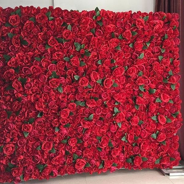 

rosequeenflower artificial flower wall wedding decoration peony rose fake flowers panels hydrangea wedding home party christmas decoration