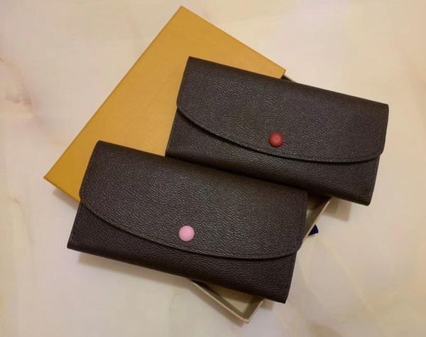 

2024 wallet bottoms lady long multicolor coin purse card holder women wallet classic zipper pocket no box, Red;black