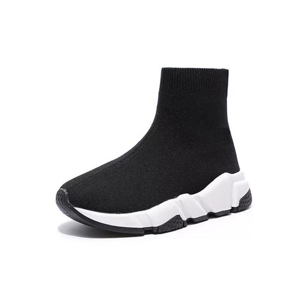 

trendy sneakers for children quality shoes toddlers fashion chaussures pour enfants socks like trainers229b, Black;red