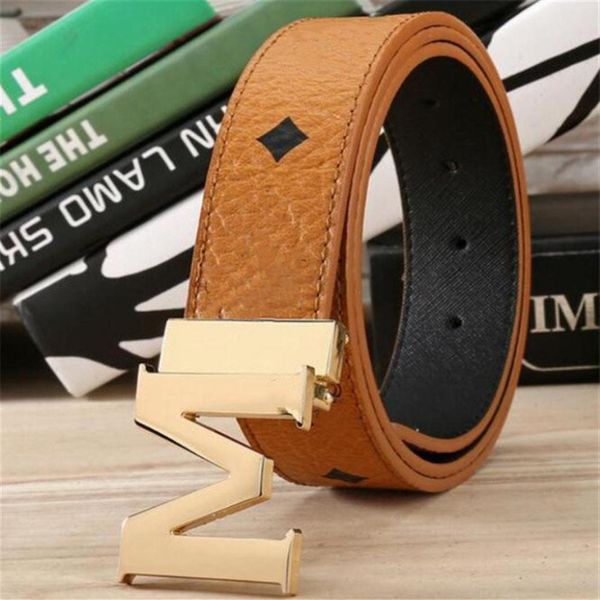 

2022 new designer belts luxury brand mbuckle belt leather belts2440, Black;brown