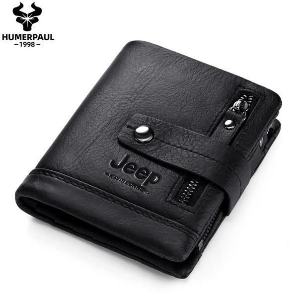 

humerpaul cowhide genuine leather men wallet coin purse mini card holder portfolio portomonee male walet pocket 09v, Red;black