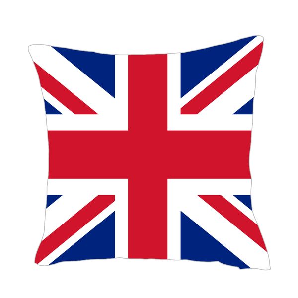 

the united kingdom flag throwpillow cover factory supply good price polyester satin pillow cover