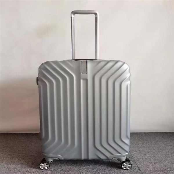 

new high capacity designer luggage travel suitcase fashion men women trunk bag purse rod box 28inches 85l pc spinner universal207n
