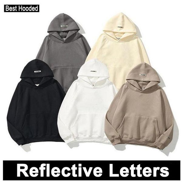 

ess designer warm hooded hoodies mens womens fashion streetwear pullover sweatshirts loose hoodies lovers tracksuit clothing, Black
