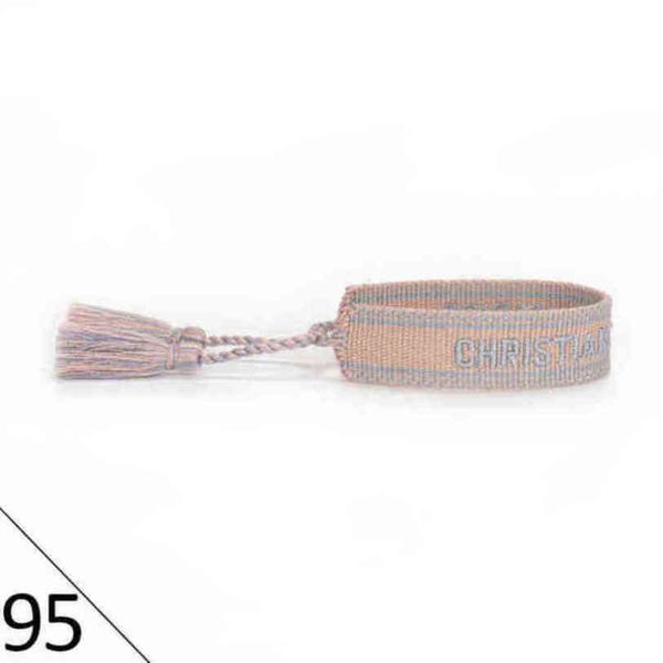 

designer woven friendship bracelet luxury brand for women leopard printed rope bracelets embroidery braided with tassel bangle men jewelry c, Golden;silver