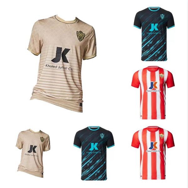 

2022 union deportiva almeria soccer jersey 14 guti nombre sekou munoz chema lazo gaspar petrovic custom 22 23 home away third football shirt, Black;yellow