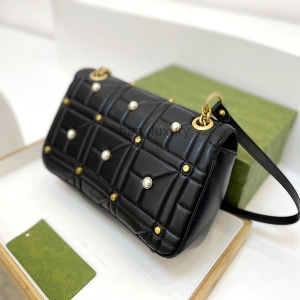 

bags designer handbags women vintage shoulder with pearls bag clutch wallet luxury chain coin purse wholesale quality