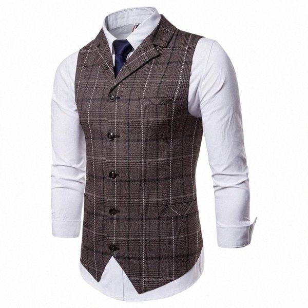 

men's vests men's vests mens vest casual business men suit male lattice waistcoat fashion sleeveless smart grey blue i4ax#, Black;white