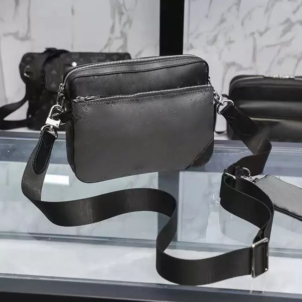 

men messenger bags fashion women luxury handbag pu leather shoulder bags designer handbags purse crossbody bag 2 set 59ap8