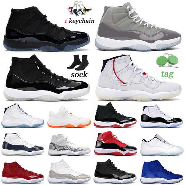 

authentic jumpman 11 11s mens basketball shoes men women gamma blue 25th anniversary cool grey platinum tint bred high space jam concord