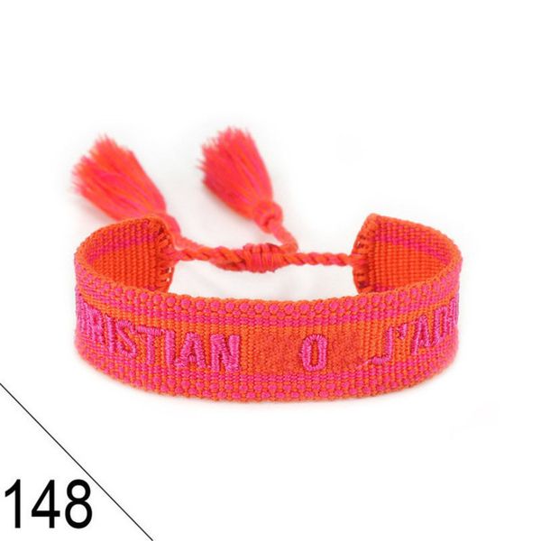 

fashion designers adjustable bracelet luxury woven friendship rope bangle brand women vintage braided men embroidery tassel bracelets jewelr, Golden;silver