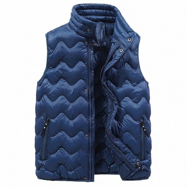 

men's vests men's vests men women autumn winter vest lovers casual sleeveless jacket solid stand collar waist coat cotton padded b, Black;white