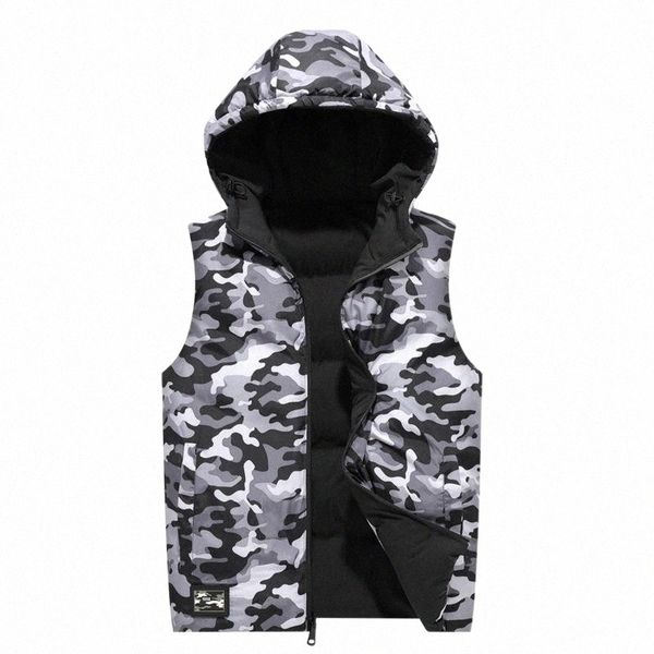

men's vests men's vests couple vest double-sided jacket autumn winter camouflage sleeveless warm large size m-8xl men chaleco b8sk, Black;white