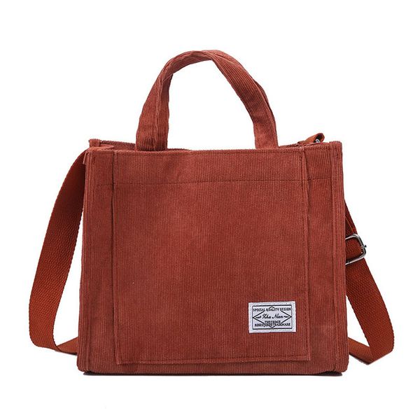 

women corduroy zipper 2pcs shoulder bag small cotton canvas handbag casual tote female eco crossbody bag vintage messenger bags beautiful gi