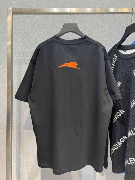 

men's plus tees & polos round neck embroidered and printed polar style summer wear with street pure cotton t43, Black;brown