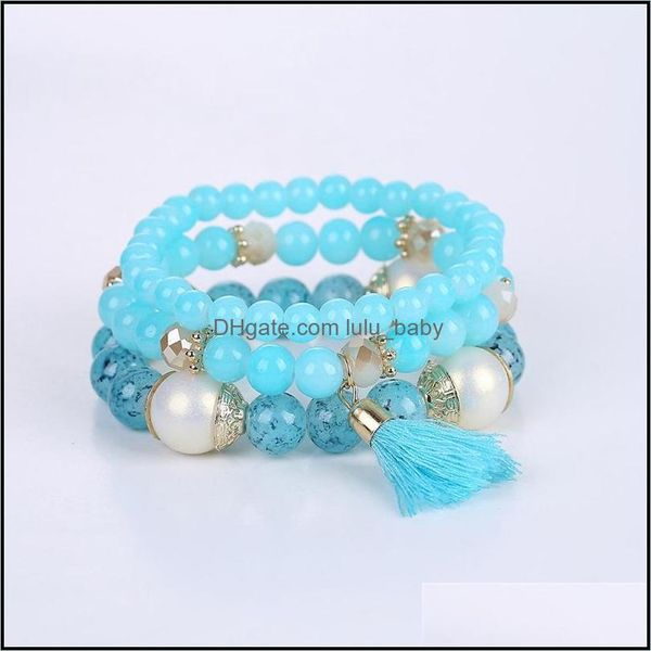

charm bracelets bohemian tassel charm pendant beads bracelets for women simated pearl jewelry womens bracelet set boho ps2365 353 q2 dhgjq, Golden;silver