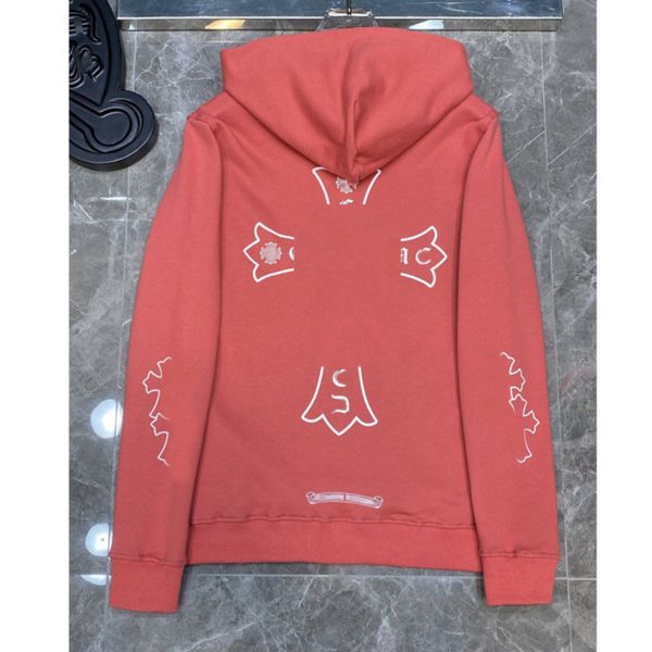 

fashion men's luxury sweatshirts classic ch brand hoodie hooded designer horseshoe sanskrit loose zipper jacket pullover coat women sw, Black