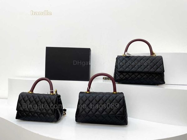 

2022 r handbag shoulder chain bag clutch flap coco totes bags wallet lady handles double letters solid hasp waist square stripes