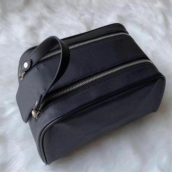 

2021 classic fashion travel purses zipper bags leather women luxurys wash cosmetic bag designers makeup toiletry pouch270j