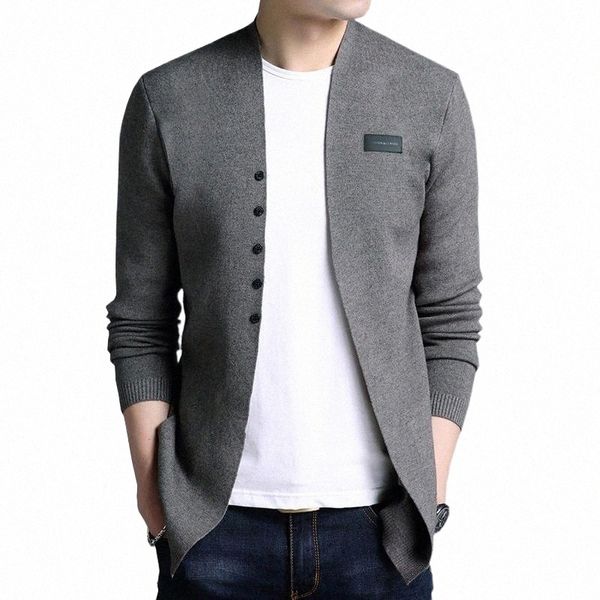 

men's sweaters men's sweaters 2021 brand-sweater the latest fashion jacket men autumn knitted sweater breasted slim fit winter z42, White;black