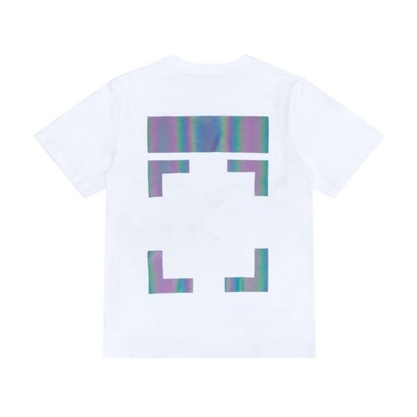 

men's t-shirts luxury mens brand designer t shirts tees fashion offs t-shirt religious oil painting letter back arrow tshirts clothing, White;black
