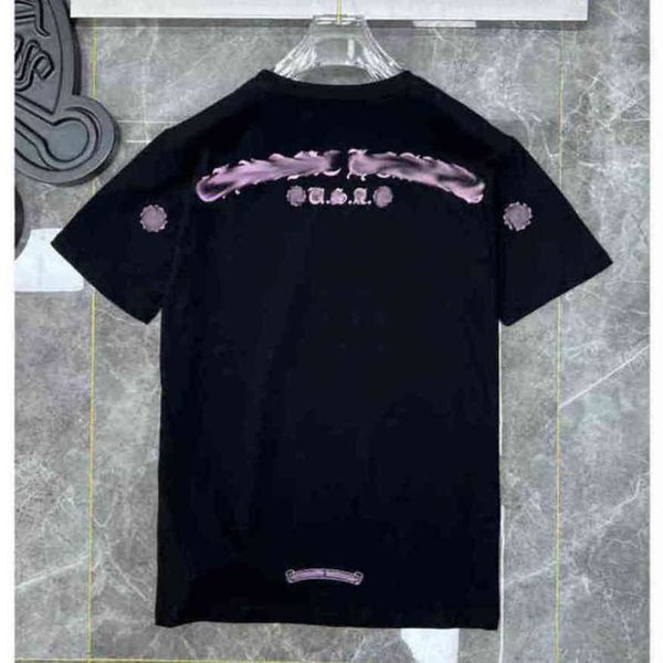 

luxury men's brand t shirts ch man t-shirt summer fashion women cross sanskrit tees letter designer tshirts boy loose round neck shirt, White;black