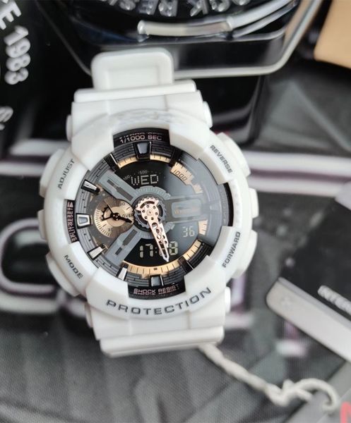 

2022 men s sports digital watch sport hombre army military chronograph watch shock resistant leisure time, Slivery;brown
