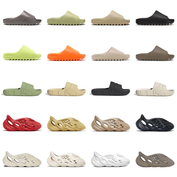 

foam runner sliders slides shoes men womens bags sneakers resin clog desert ararat slider slide designer vermillion blue white red black yel