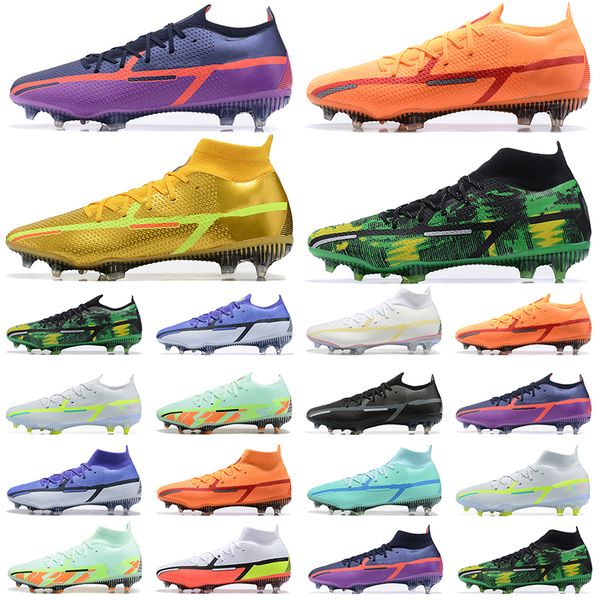 

soccer cleats shoes phantom gt2 dynamic fit df elite fg firm ground cleat football sneakers mens trainers boots high low black golden