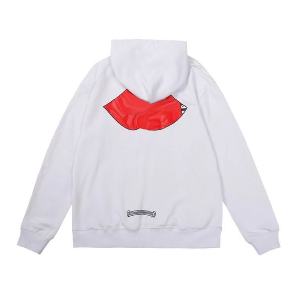 

luxury classic men's sweatshirts ch brand fashion hoodies men woman designer horseshoe cross pullover hooded zipper sweater loose jacke, Black