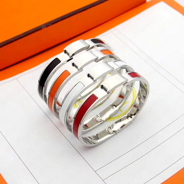 

h bracelet mens bracelets silver bangle braclets designer armband bangles braclet pulsera bracciale bracciali braccialetto pulseras bracelet, Black