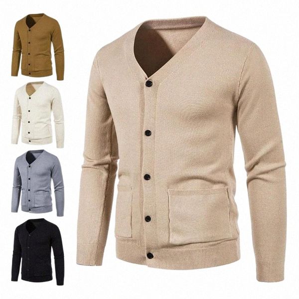 

men's sweaters men's sweaters ele-choices -3xl men autumn sweater warm solid color cardigan knitted slim coat for daily wear work, White;black