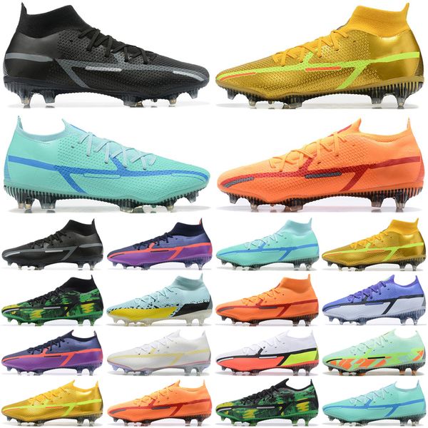 

football boots for mens soccer cleats shoes crampons phantom gt2 dynamic fit df elite fg size 39-45 classic