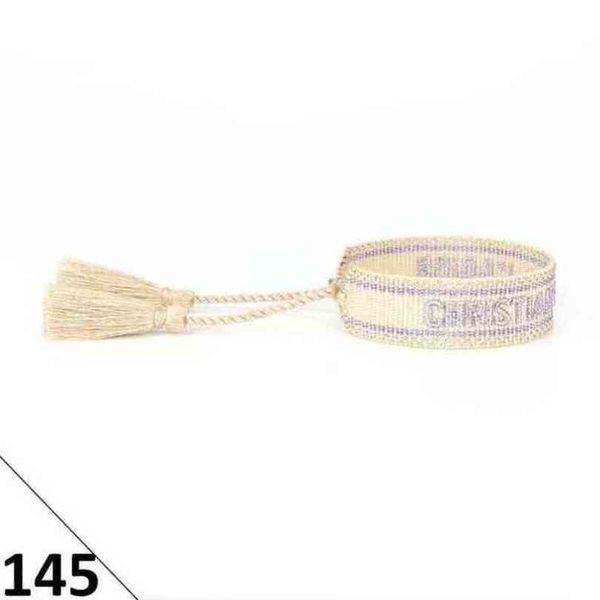 

fashion designers adjustable bracelet luxury woven friendship rope bangle brand women vintage braided men embroidery tassel bracelets jewelr, Golden;silver