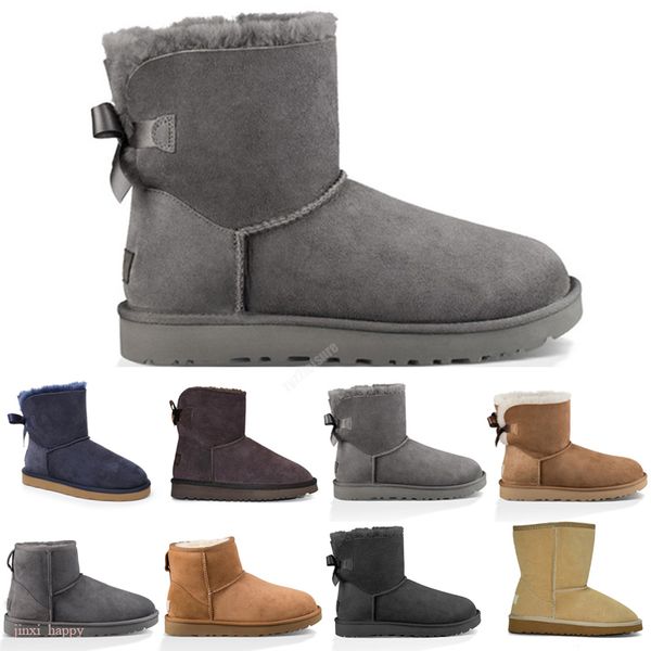 

wgg snowshoes snow boots winter boot classic mini ankle short lady girls womens australian booties light pink brown navy blue beige outdoor