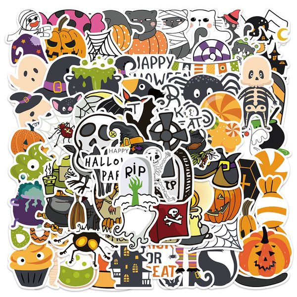 

50pcs all saints' day sticker pack for lapskateboard motorcycle decals