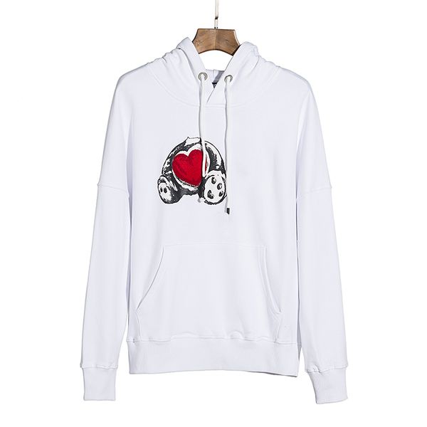 

quality mens hoodies designer hoodie flag bear pattern print sweatshirts burning flame ball high street sweaters hoody hip hop loose oversiz, Black