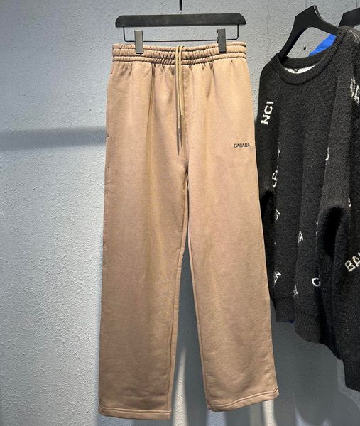 

men's plus size pants padded sweat pants for cold weather winter men jogger pants casual quantity waterproof cotton wrw22rg2, Black;brown