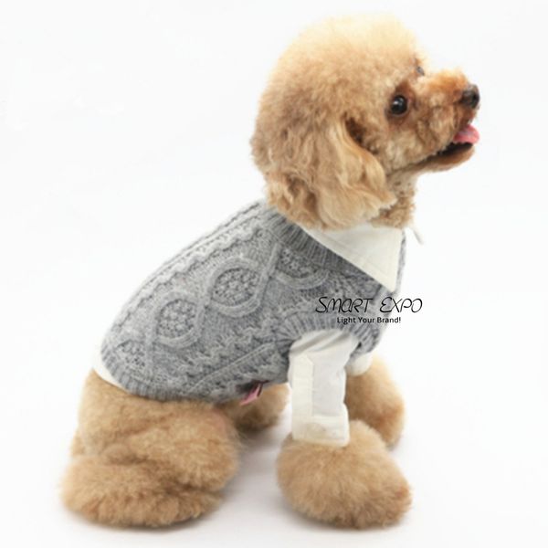 

dog apparel pet dogs knitwear coat clothing winter puppy sweater ps05