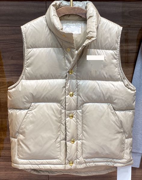 

beige down vest for lady fashion designs women autumn spring warm vest, Black;white