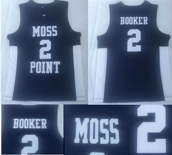 

moss point 2 devin booker college basketball jersey black movie basketball mens jersey all stitched and embroidery q